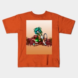 Dungeons and cats druid Kids T-Shirt